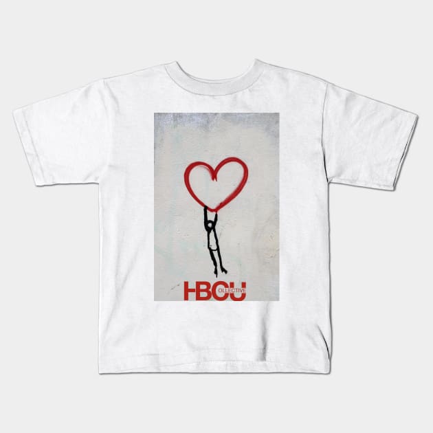 HBCU Love Design Kids T-Shirt by HBCUCollective